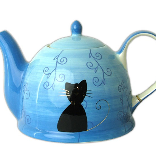 Theepot 1,7 liter - Keramiek blauw - Filou